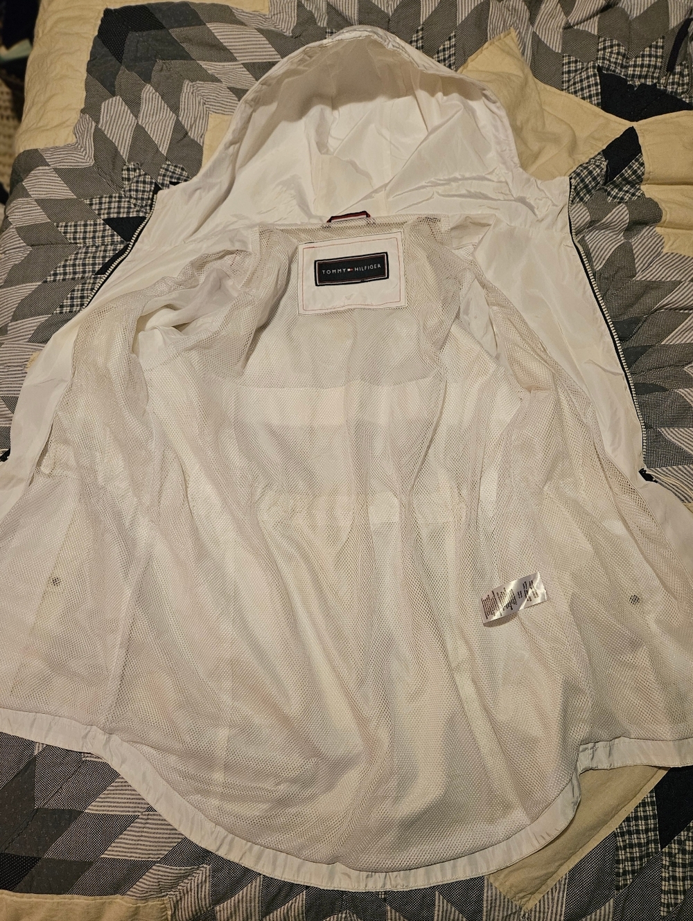 Tommy Hilfiger Women's Long Windbreaker Jacket. 21ptp - Picture 11 of 11